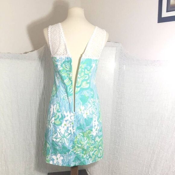 Lilly Pulitzer Sofia Lace Shift Dress Size 2 - Picture 5 of 7